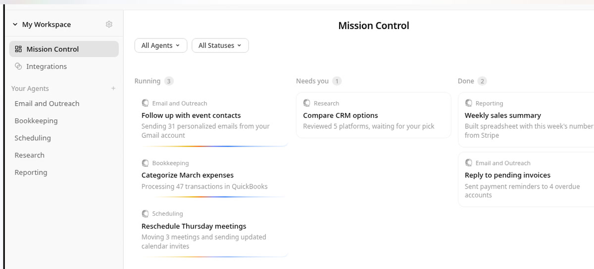 Houston: AI Agents That Actually Do the Work For You